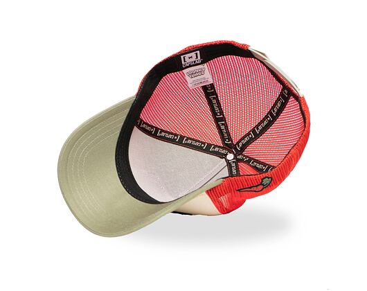 Kappe Capslab - Trucker Looney Tunes - Bugs Bunny - Cream / Red