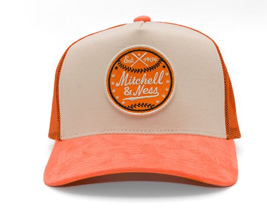 Kappe Mitchell & Ness - Baseball Trucker - Cream/Maroon