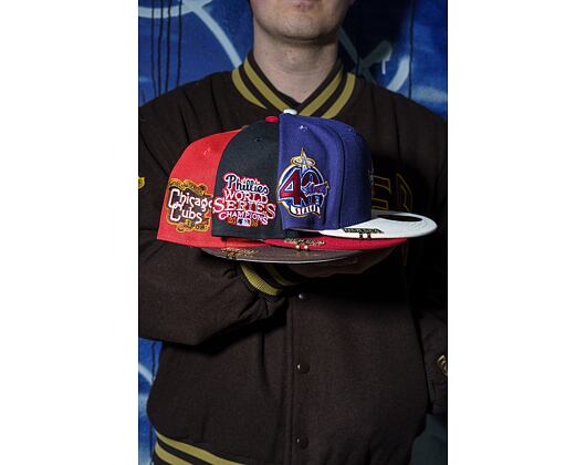 Kappe New Era - MLB Visor Clip 59FIFTY - Chicago Cubs - Rust / Brown