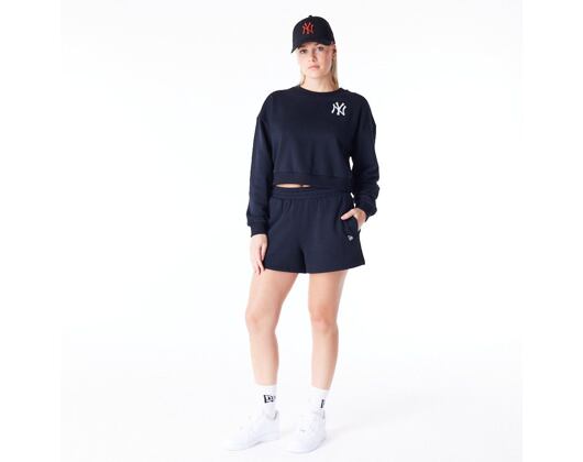 Damen Pullover New Era - MLB Essential Crewneck - NY Yankees - Black / White
