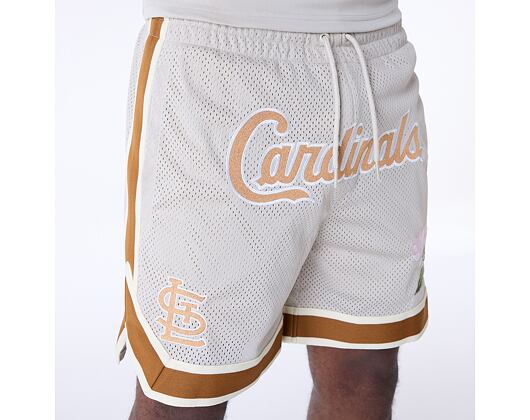 Shorts New Era - MLB Floral Mesh - St. Louis Cardinals - Off White