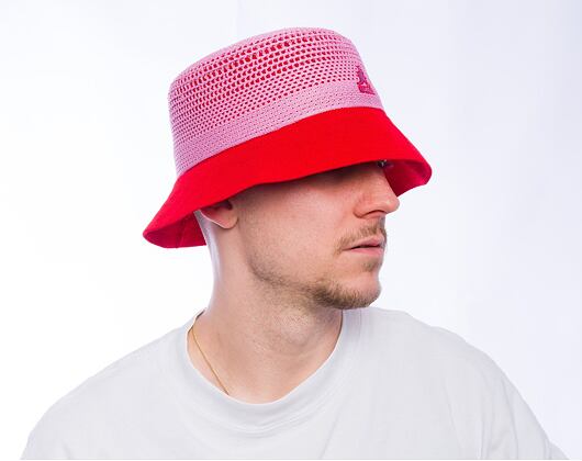 Hut Kangol - Double Mesh Lahinch - Peony Pink/Scarlet