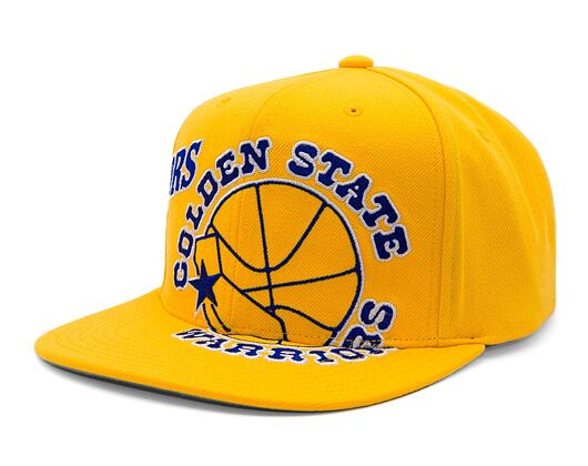 Kappe Mitchell & Ness - Golden State Warriors - Big Time Snapback Hwc - Yellow