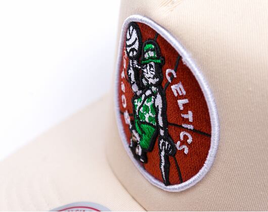 Kappe Mitchell & Ness - Boston Celtics - Evergreen Trucker Hwc - Off White