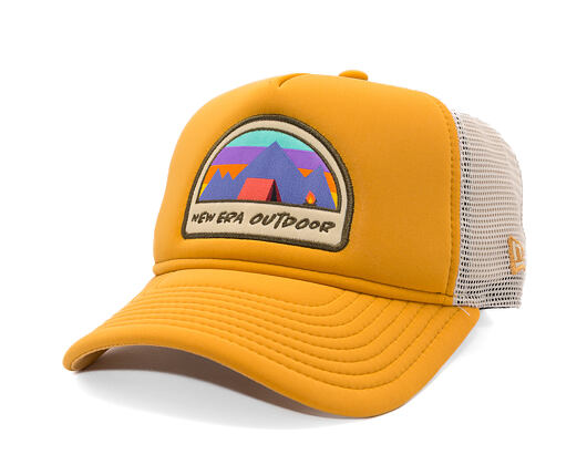 Kinder Kappe New Era - Branded Adventure Patch 9FORTY Trucker - Yellow