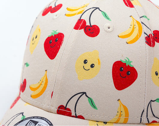 Kinder Kappe New Era - Branded Fruit 9FORTY - Cream