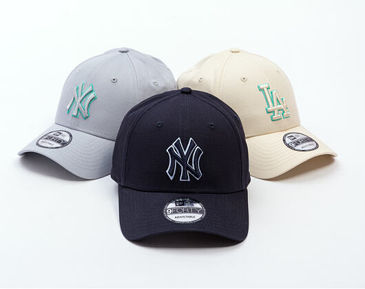 Kappe New Era - MLB Team Outline 9FORTY - NY Yankees - Navy
