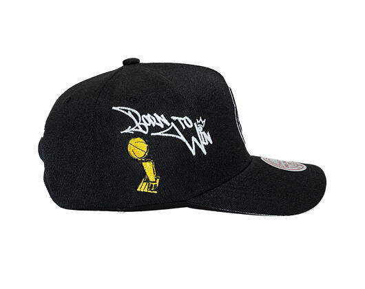 Kappe Mitchell & Ness - NBA Born To Win Pro Snapback - Milwaukee Bucks - Black