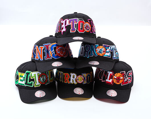 Kappe Mitchell & Ness - NBA Hyper Type Pro Snapback - Boston Celtics - Black