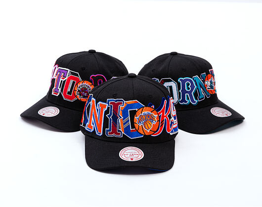 Kappe Mitchell & Ness - NBA Hyper Type Pro Snapback - NY Knicks - Black