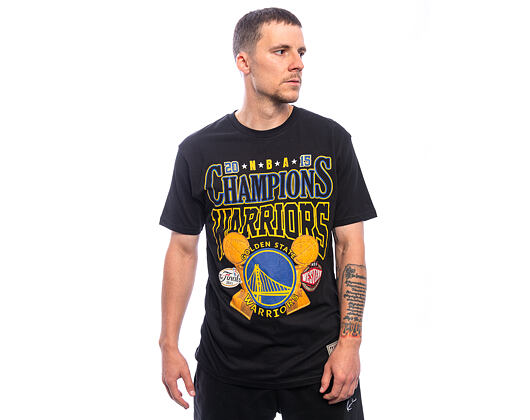 T-Shirt Mitchell & Ness - NBA Big Champ Tee - Golden State Warriors - Black