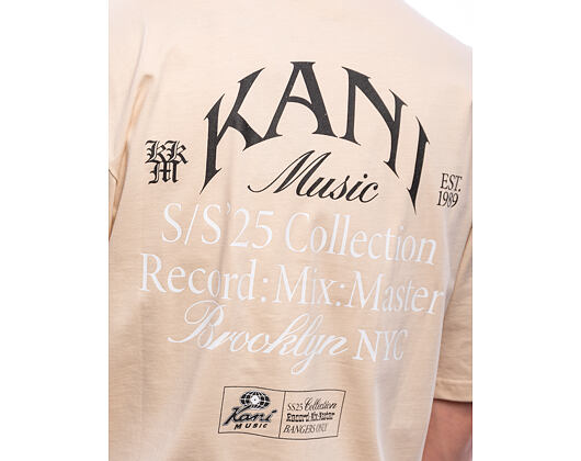 T-Shirt Karl Kani - Kani Music Print T-Shirt - Beige