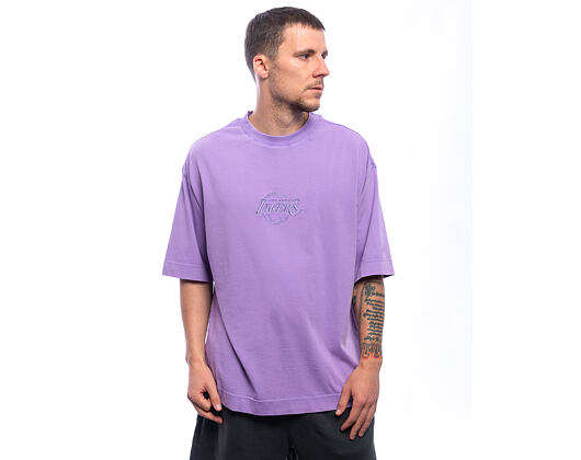 T-Shirt New Era - NBA Washed Box Tee - LA Lakers - Mauve