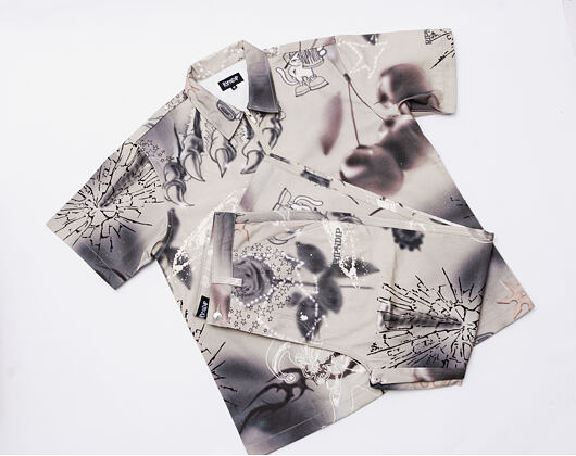 Hemd Rip N Dip - Stargazing Zip Up Shirt Multi