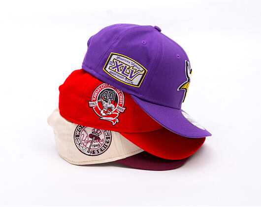 Kappe New Era - NFL Anniversary Patch 9SEVENTY Stretch-Snap - Minnesota Vikings - Purple