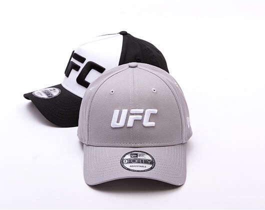 Kappe New Era - UFC MMA Core 9FORTY - Grey / White