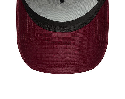 Kappe New Era - Buffalo Patch 9FORTY Trucker - Burgundy / Muted Indigo