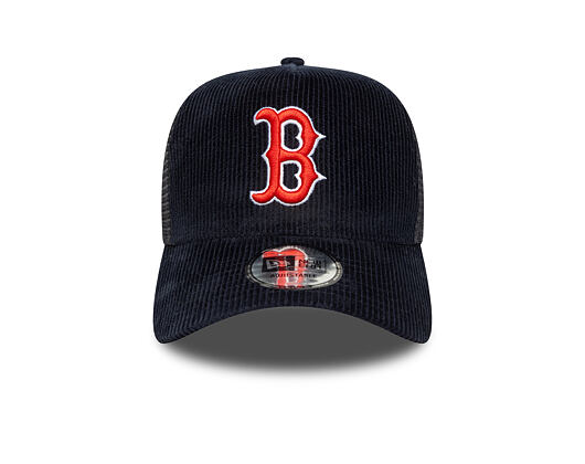 Kappe New Era - MLB Seasonal Cord 9FORTY Trucker - Boston Red Sox - Navy