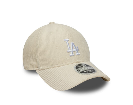 Kappe New Era - MLB Cord 9FORTY M-CROWN - LA Dodgers - Cream