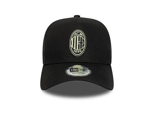 Kappe New Era - Seasonal 9FORTY Trucker - AC Milan - Black
