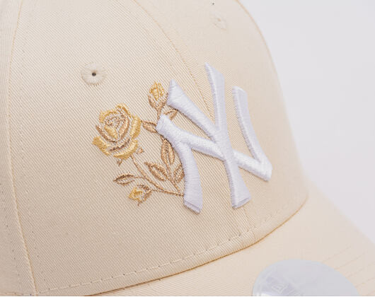 Damen Kappe New Era - MLB Roses 9FORTY - NY Yankees - Cream