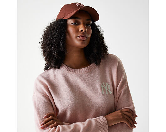 Damen Strickpullover New Era - MLB Knit Sweater - NY Yankees - Light Pink