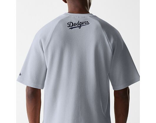 T-Shirt New Era - MLB Waffle Tee - LA Dodgers - Grey