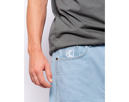 Hose Karl Kani - KK Retro Baggy Workwear Denim light blue