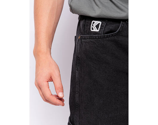 Hose Karl Kani - Retro Baggy Workwear Denim - vintage black