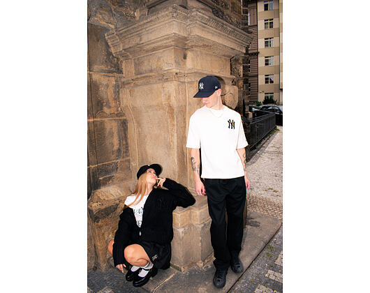 Damen Strickpullover New Era - MLB Cardigan Sweater - NY Yankees - Black