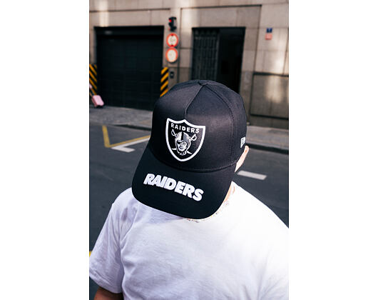 Kappe New Era - NFL Visor Hit 9FORTY A-Frame - Las Vegas Raiders - Black