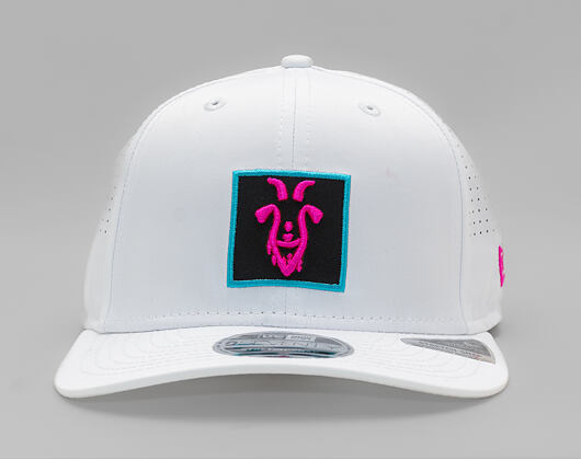 Basecap New Era - LIV Golf 9SEVENTY Stretch-Snap - Range Goats - White