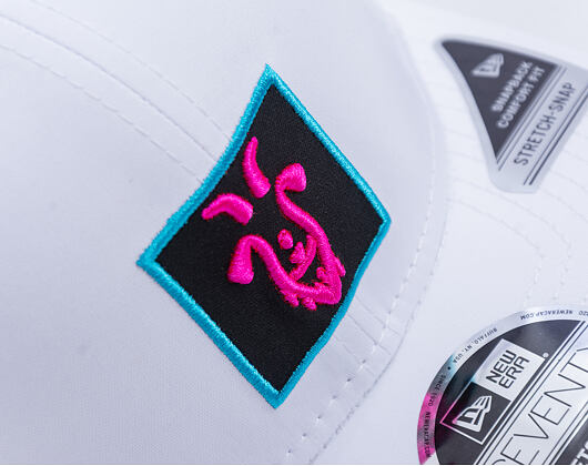 Basecap New Era - LIV Golf 9SEVENTY Stretch-Snap - Range Goats - White