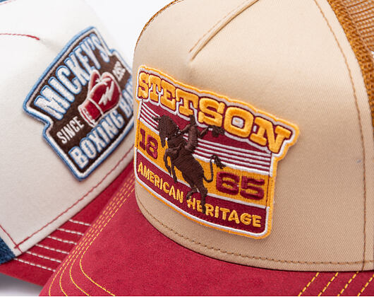 Kappe Stetson - Trucker Cap Rodeo - Wine/Beige