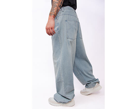 Hose Karl Kani - Og K Washed Western Relaxed Baggy Jeans - Blue