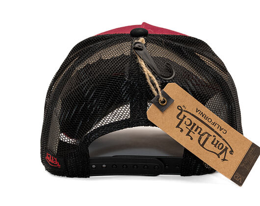 Kappe Von Dutch - Trucker - MC Logo - Burgundy/Black