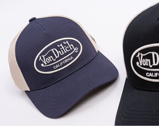 Kappe Von Dutch - Trucker - Flag - Blue/Beige
