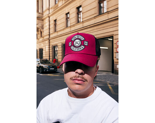 Kappe Von Dutch - Trucker - MC Logo - Burgundy/Black