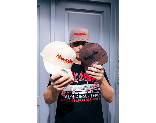 Kappe Mitchell & Ness - Pinscript Classic Red - Own Brand - Grey/Orange