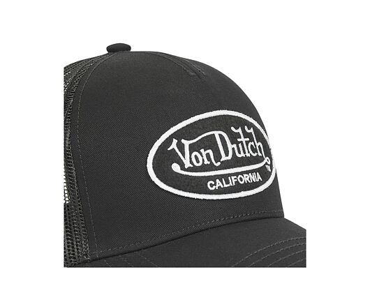 Kappe Von Dutch - Trucker - Cali Brushed Patch - Schwarz