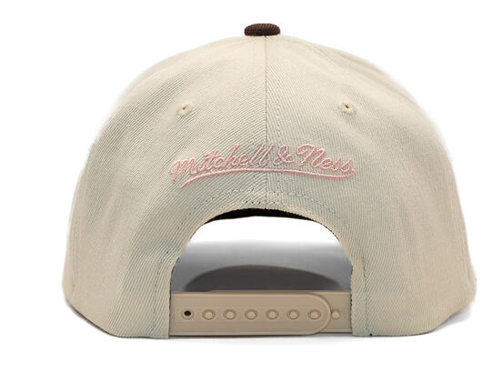 Kappe Mitchell & Ness - Blush Sand Classic Red - Milwaukee Bucks - Sand/Brown