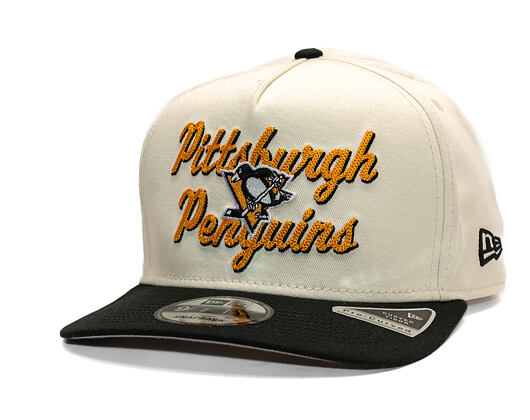 Basecap New Era - NHL Chainstitch 9FIFTY A-Frame - Pittsburgh Penguins - Chrome White