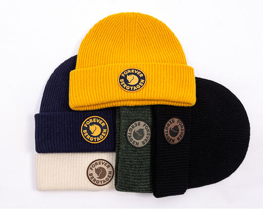 Mütze Fjällräven - Bergtagen Forever Wool Beanie - Dark Navy