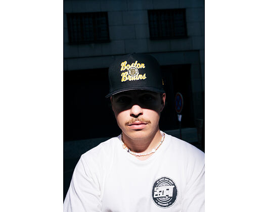 Basecap New Era - NHL Chainstitch 9FIFTY A-Frame - Boston Bruins - Black