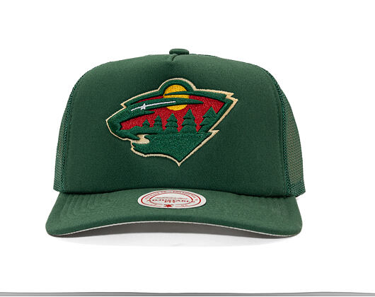 Kappe Mitchell & Ness - NHL Evergreen Trucker Wild - Minnesota Wild - Green