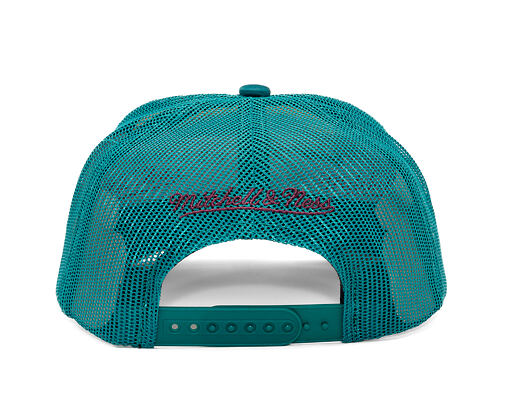 Kappe Mitchell & Ness - NHL Vintage Block Trucker - Anaheim Ducks - Cream