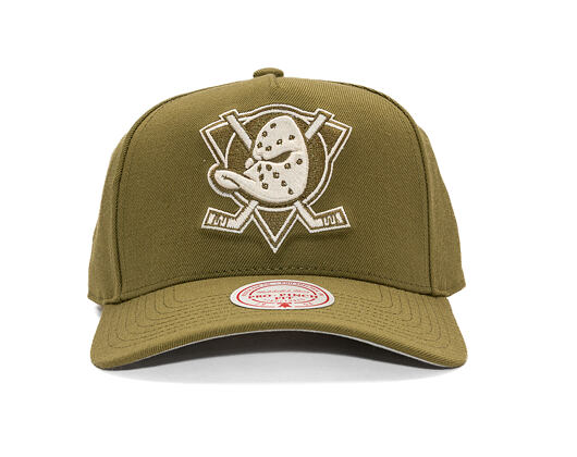 Kappe Mitchell & Ness - NHL Fashion Basic Pro Vntg - Anaheim Ducks - Olive