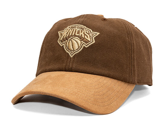 Kappe Mitchell & Ness - NBA Lux Chain Strapback - New York Knicks - Brown