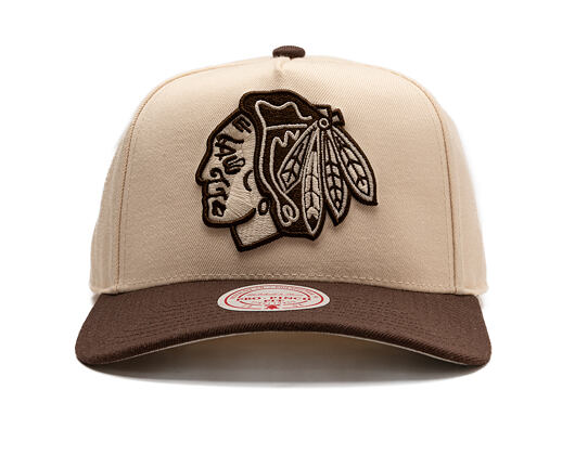 Kappe Mitchell & Ness - NHL Fashion Basic 2T Pro Vntg - Chicago Blackhawks - Cream