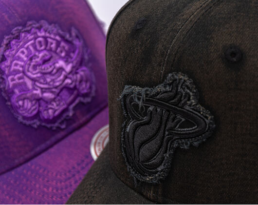 Kappe Mitchell & Ness - NBA Downtown Pro Snapback - Miami Heat - Red